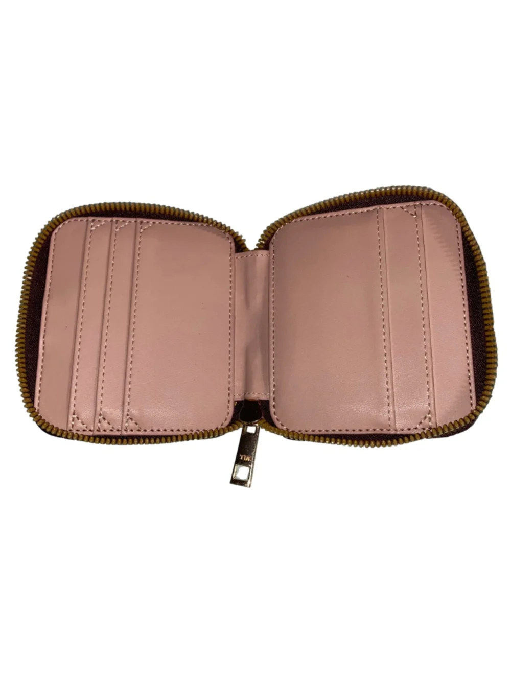 Women's Taylor Brooke Mahogany Brown Zipper Wallet
